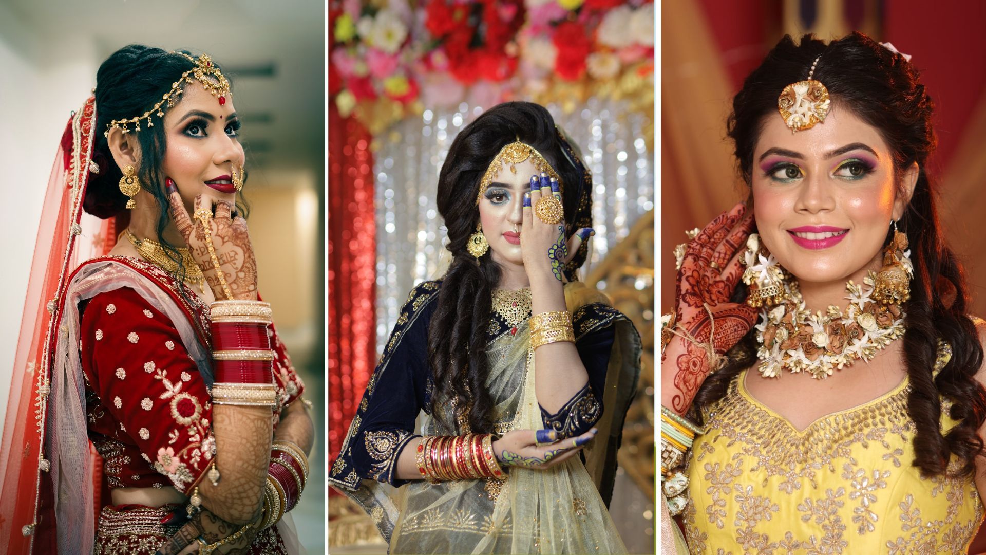 Hairstyle Mehndi Function