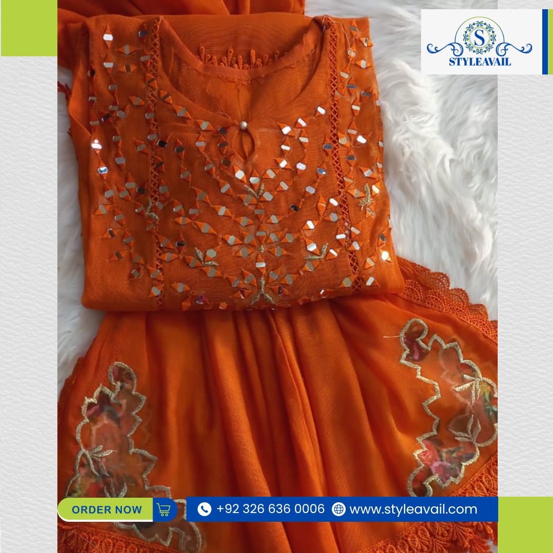 Khadi Net Pishwas Collection in Pakistan - Image 3