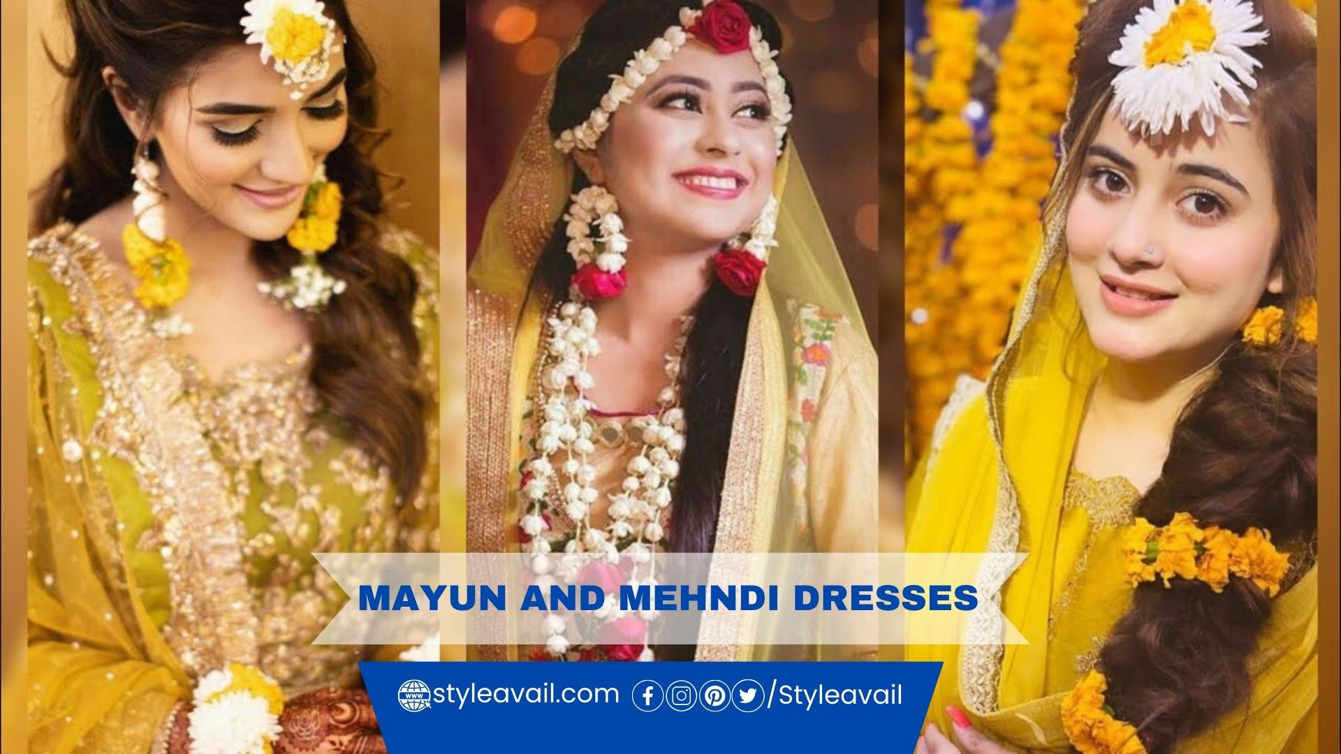 Mayun and Mehndi Dresses
